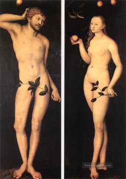 Lucas Cranach the Elder Werke - Adam und Eve 1528 Lucas Cranach der Ältere